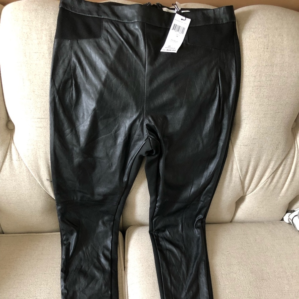 BCBGeneration Faux Leather Pants Size M
